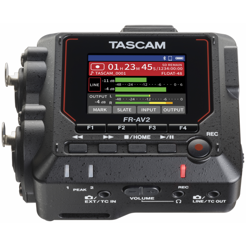 TASCAM FR-AV2 Linear PCM Recorder 32-Bit Float with Timecode Generation — view 2