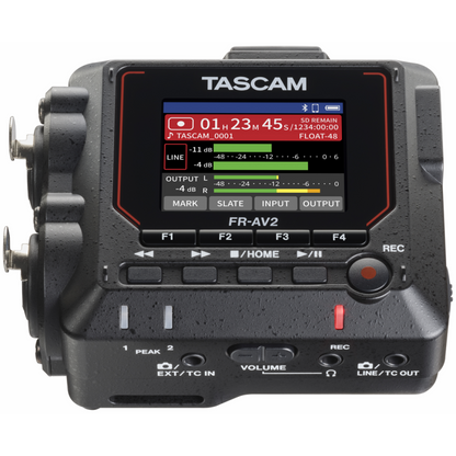 TASCAM FR-AV2 Linear PCM Recorder 32-Bit Float with Timecode Generation — view 2