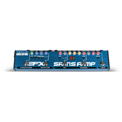 Tech 21 Bass Fly Rig Version 2 with SansAmp, Effects Loop, Octave, Fuzz, Chorus, and Chromatic Tuner