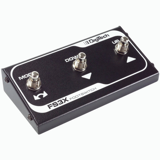 DigiTech FS-3X 3-Button Footswitch for TRIO, JamMan, Whammy, Vocalist, Multi-Effects