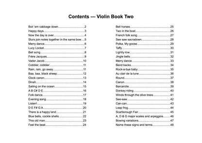 A Flying Start for Strings - Violin Book 2 by Jennifer Thorp, 48 Pages, Publisher: Flying Strings, Violin Category — view 2