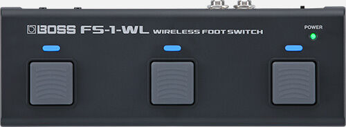 BOSS FS-1-WL Wireless Footswitch - Compact Bluetooth Controller for DAWs, Music Apps & MIDI Devices