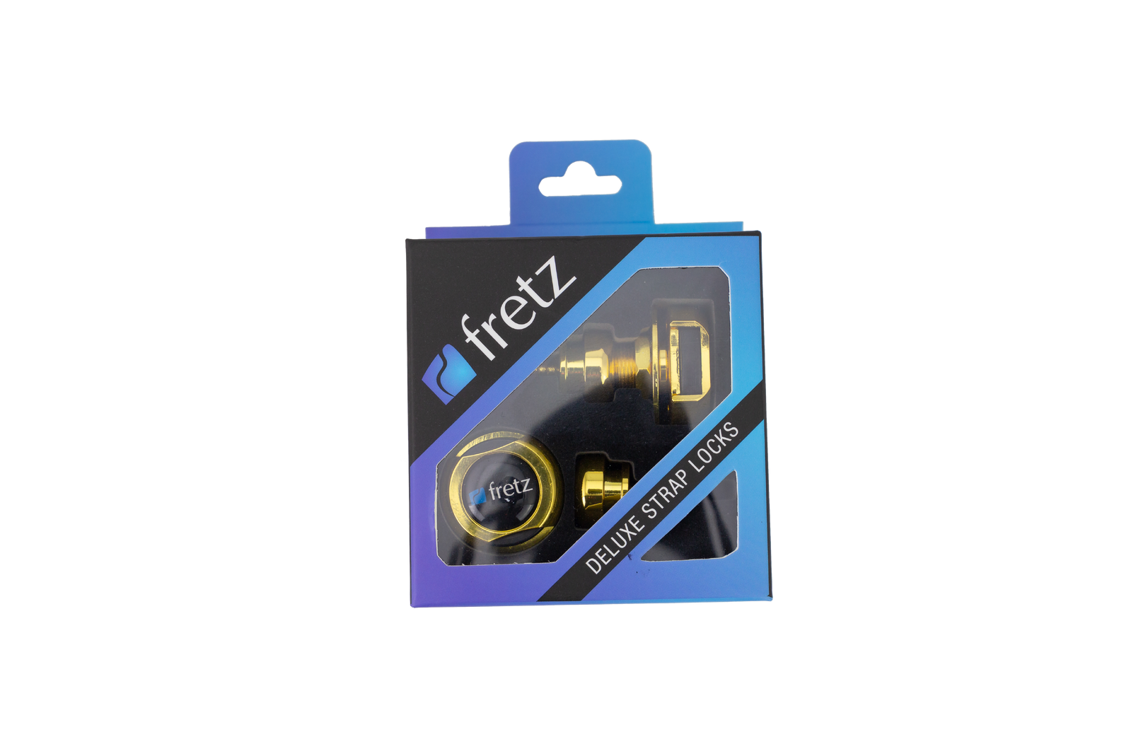 FRETZ Strap Lock Set - Satin Chrome, Durable Steel with 360-Degree Rotation and Side-Release Mechanism, Includes Mounting Hardware — view 3