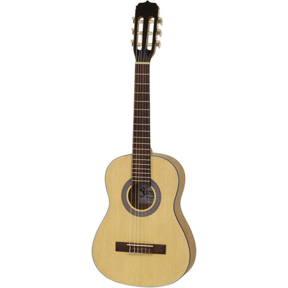 Aria Fiesta 1/2 Size Classical Nylon String Guitar, Spruce Top, Meranti Back & Sides, Natural Matte Finish
