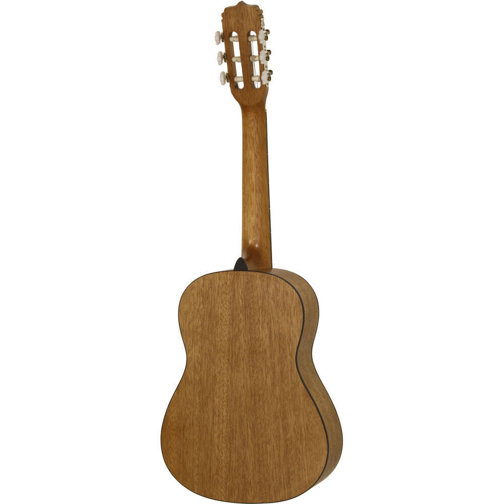 Aria Fiesta 1/2 Size Classical Nylon String Guitar, Spruce Top, Meranti Back & Sides, Natural Matte Finish — view 2