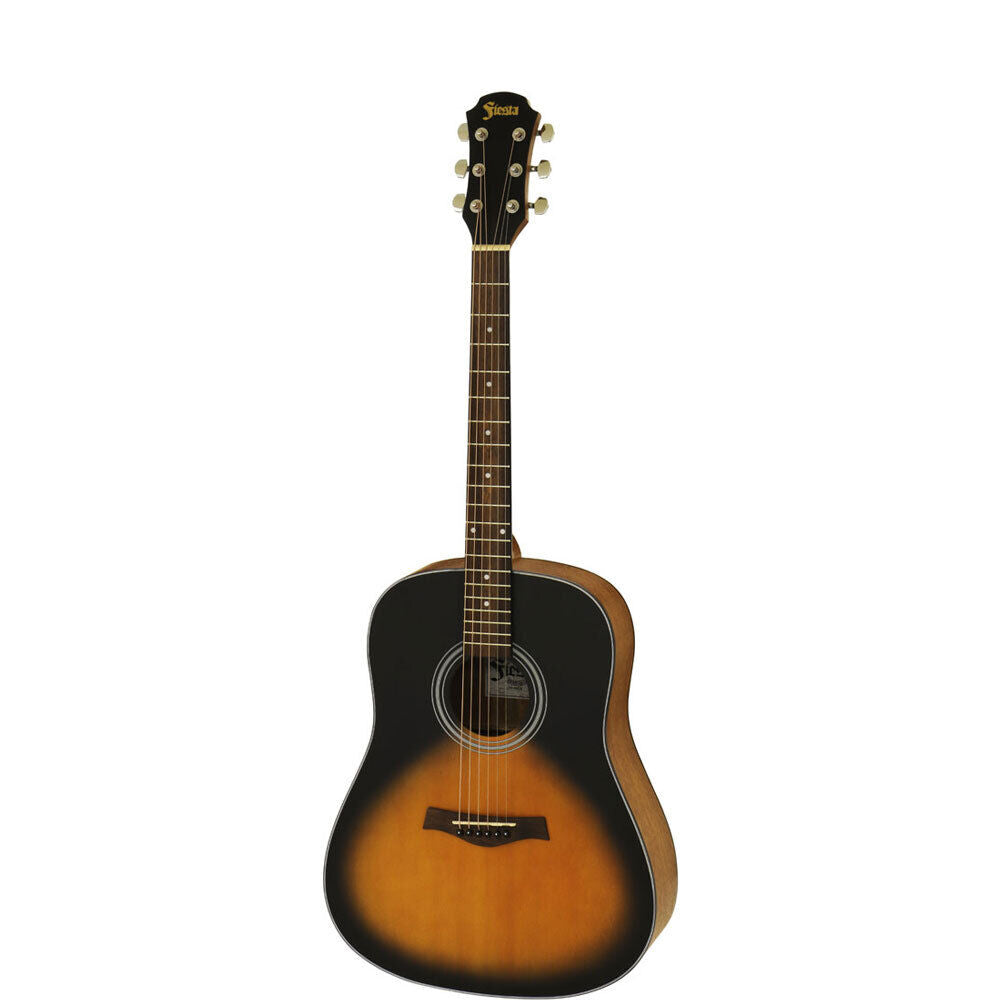 Aria Fiesta Traveller Acoustic Guitar Tobacco Sunburst Matte Finish