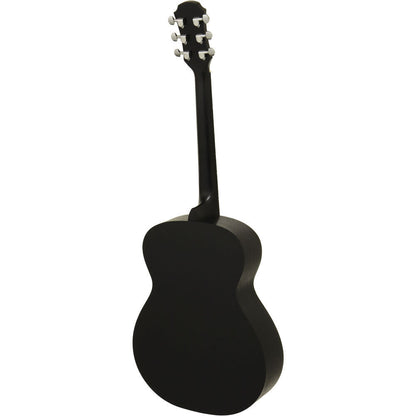 Aria Fiesta Series Folk Acoustic Guitar Black Matte Finish — view 2