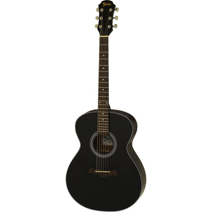 Aria Fiesta Series Folk Acoustic Guitar Black Matte Finish — view 4