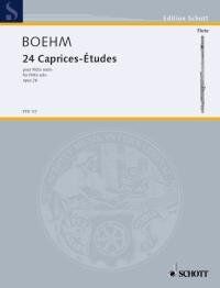 Boehm 24 Caprices Op. 26 for Flute Solo - 40 Pages - Schott Music