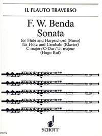 Benda - Sonata C Major For Flute/Piano (Schott Music)