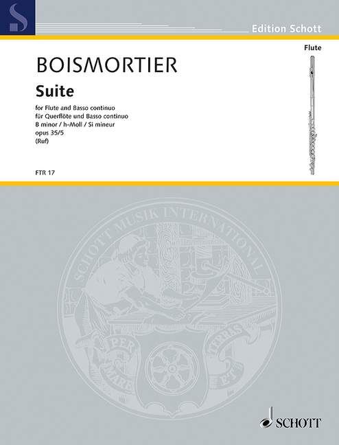 Suite in B Minor Op 35 No 5 for Flute and Piano Sheet Music