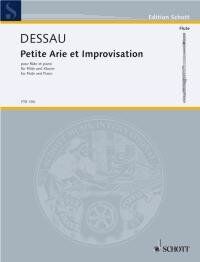 Petite Aire et Improvisation for Flute and Piano by Paul Dessau, 14 Pages, Published by Schott Music