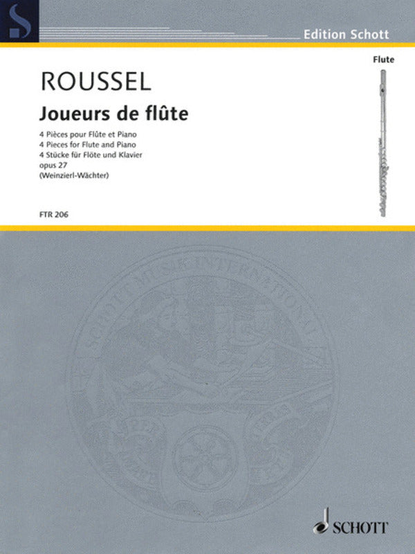 Joueurs De Flute Op 27 Comp Flute Piano Book
