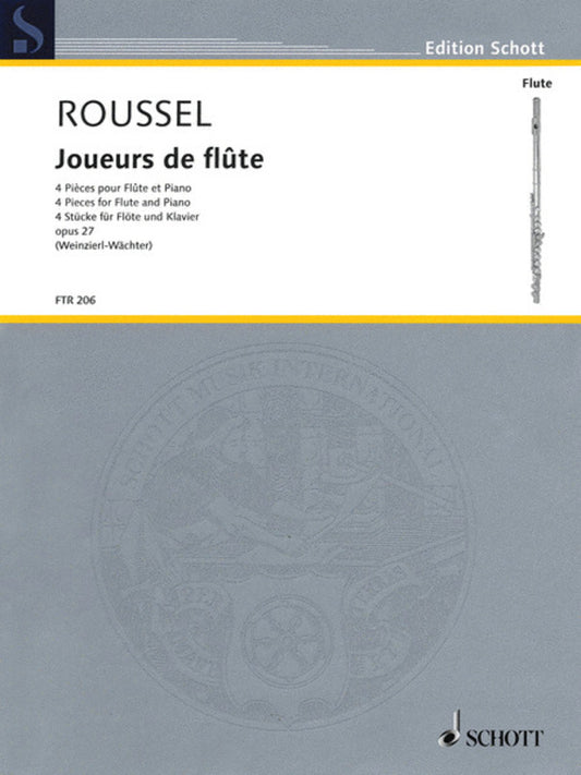 Joueurs De Flute Op 27 Comp Flute Piano Book