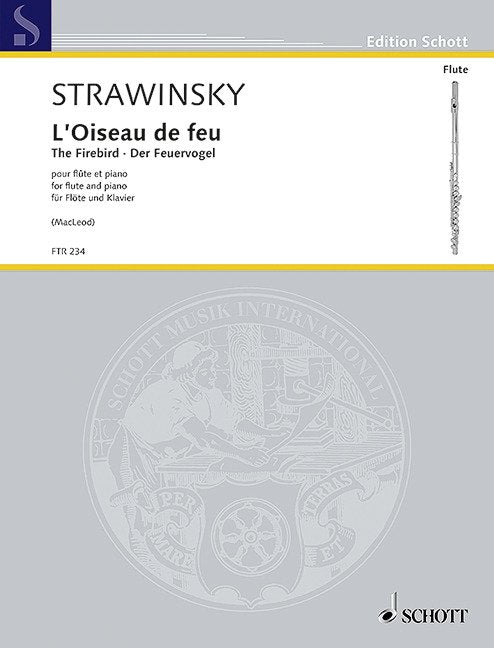 Stravinsky: The Firebird — Selections for Flute & Piano (Schott Music)