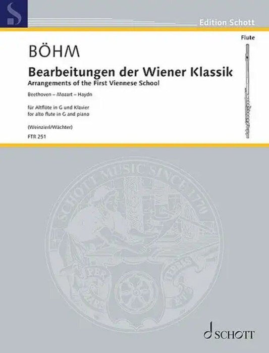 Arrangements of the First Viennese School for Alto Flute and Piano by Theobald Bohm