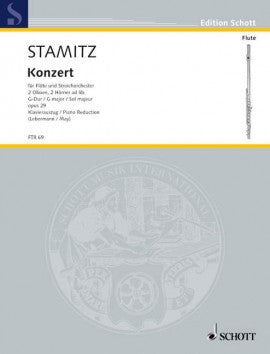 Concerto G Op 29 for Flute and Piano Sheet Music