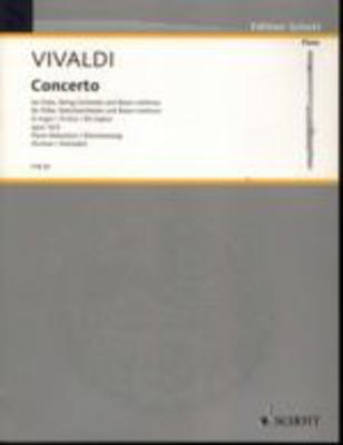 Vivaldi - Concerto #3 in Dmaj Op10/3 Il Cardellino RV428/PV155 - Flute/Treble Recorder Sheet Music Schott Music FTR81