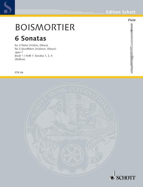 Six Sonatas for 3 Flutes, Op. 7, Volume 1