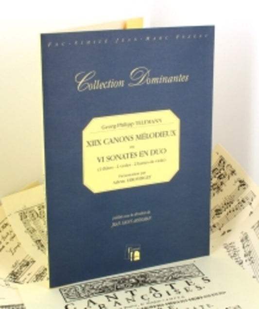 18 Melodious Canons For 2 Flutes Facsimile Book