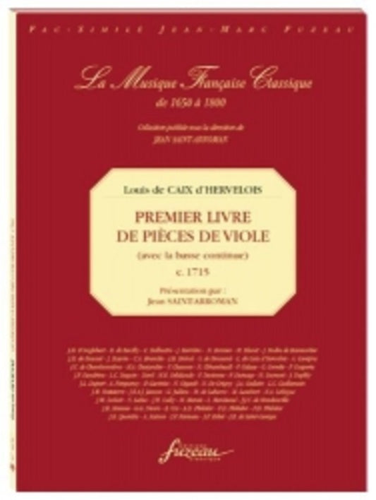 Premier Livre De Pieces De Viola Facsimile Book