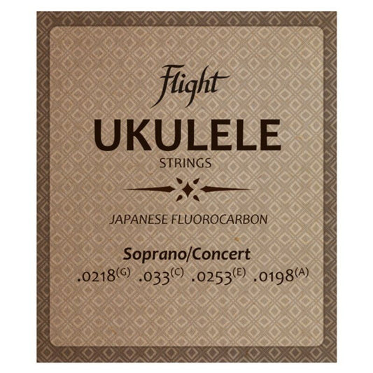 Flight Fluorocarbon Ukulele Strings for Soprano/Concert