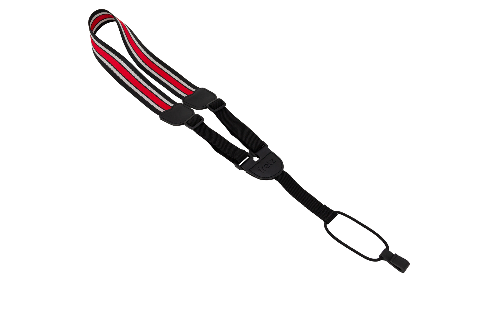 Fretz 1" Nylon Ukulele Strap with Hook - Red