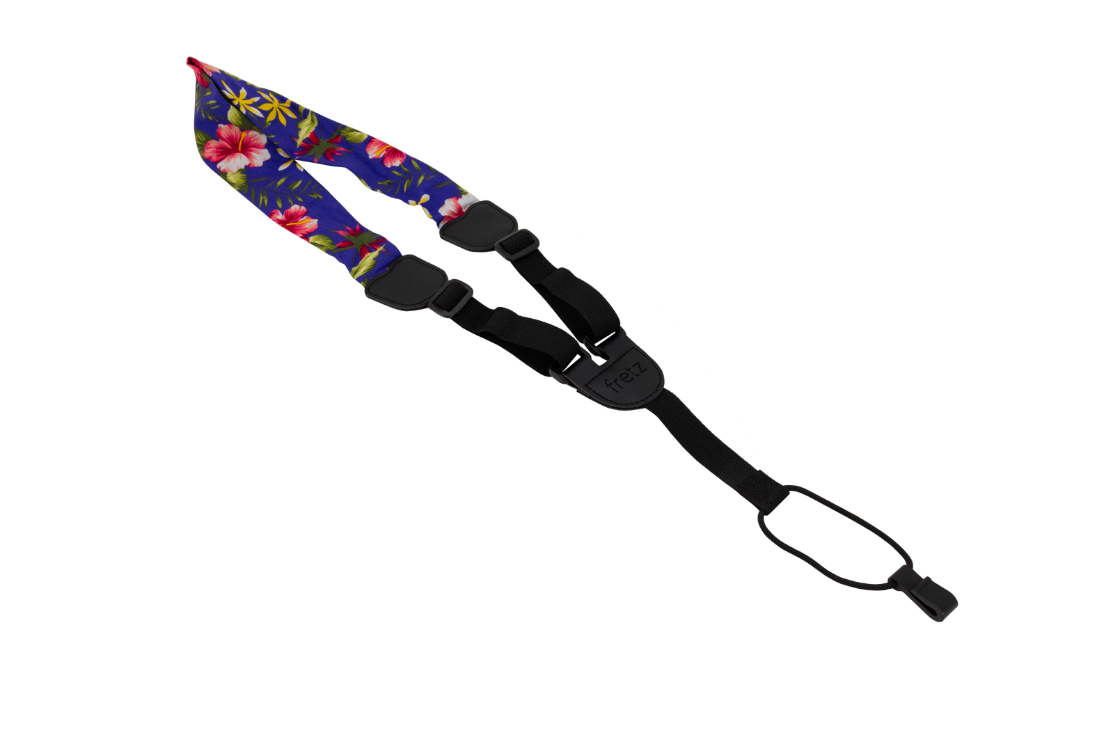 Fretz 1" Blue Poly Neck Ukulele Strap with Hook