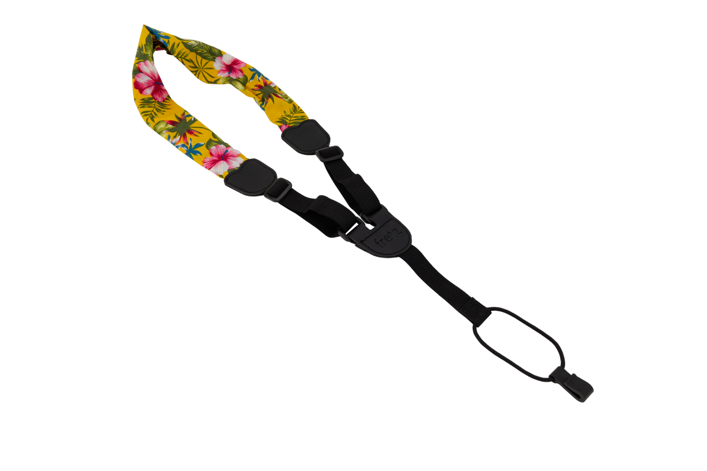Fretz 1" Poly Neck Ukulele Strap with Hook - Yellow