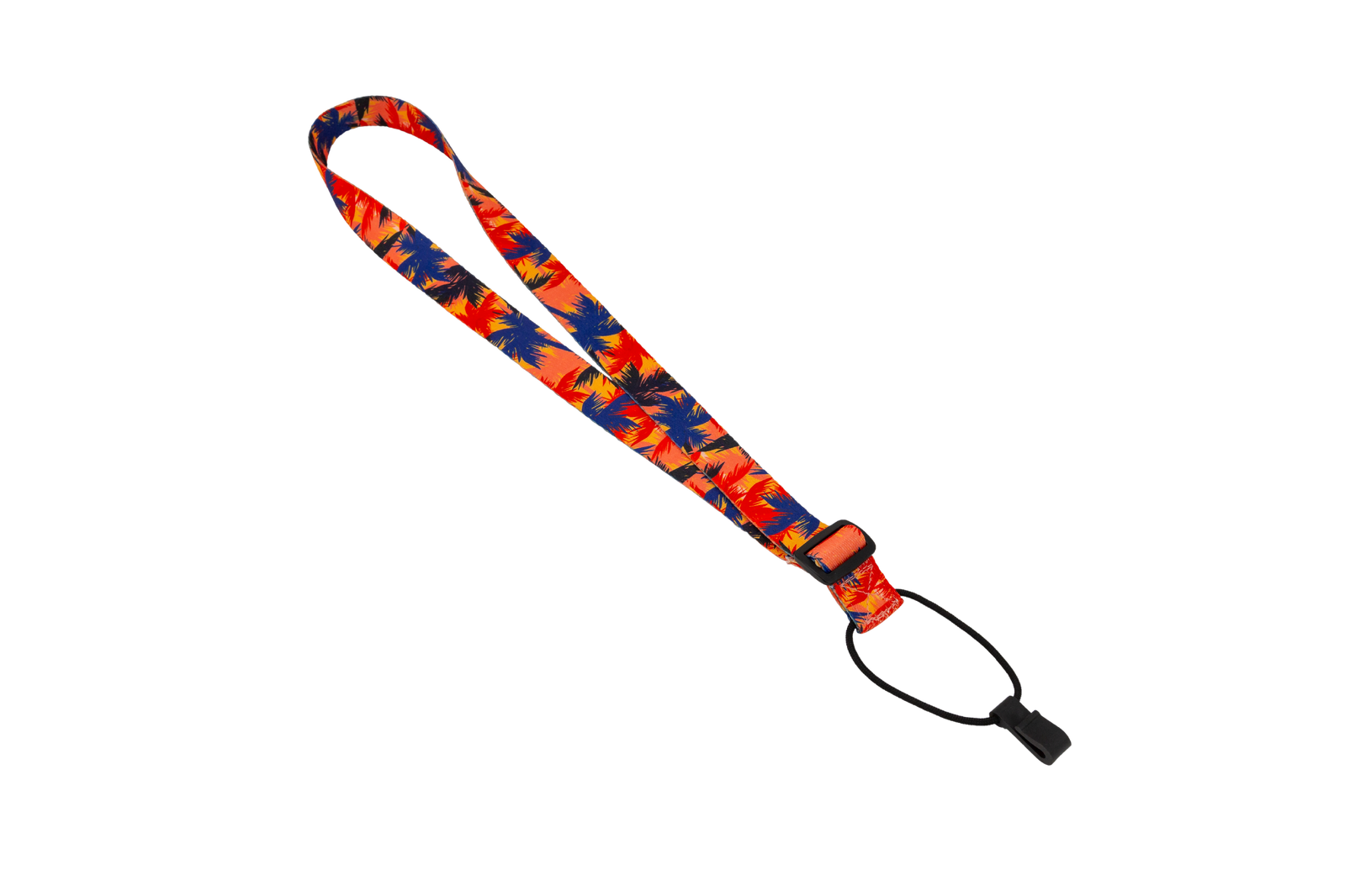 Fretz 1" Print Neck Ukulele Strap with Sound Hole Clip - Red