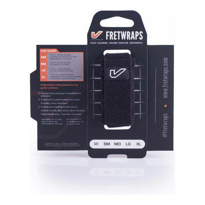 Gruv Gear FretWraps Guitar String Muters/Dampeners 1-Pack (Black, Medium)