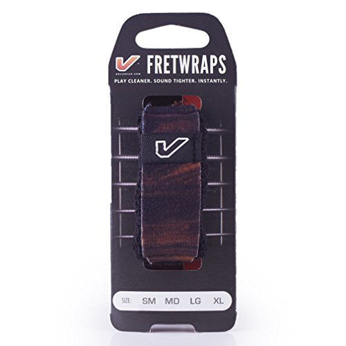 Gruv Gear FretWraps Wood "Walnut" Guitar String Muters/Dampeners 1-Pack (Small)