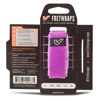 Gruv Gear FretWraps HD 'Gem' String Muter 1-Pack (Purple, Extra Large)