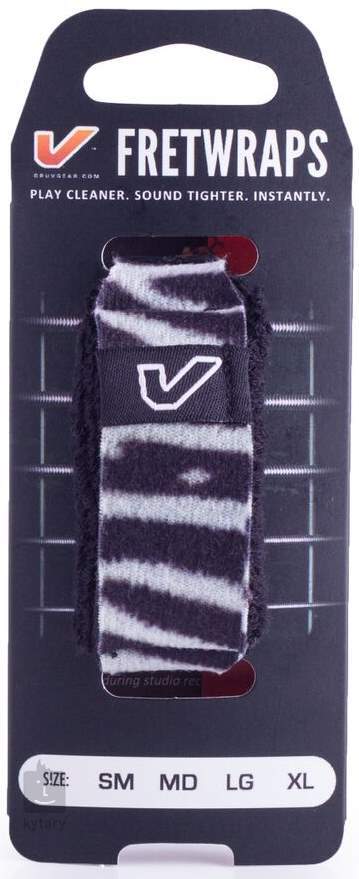 Gruv Gear FretWraps Wild "Zebra" Guitar String Muters/Dampeners 1-Pack (Small)