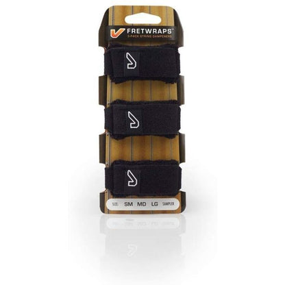 Gruv Gear FretWraps String Muters 3-Pack (Black, Large) — view 2