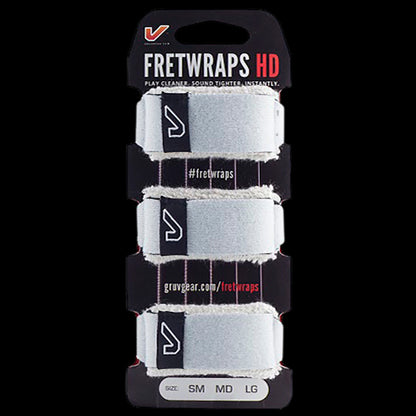 Gruv Gear FretWraps HD 'Stone' String Muters 3-Pack (White, Large) — view 3
