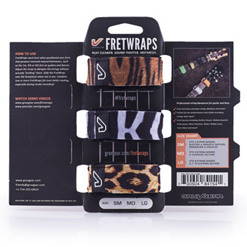 Gruv Gear FretWraps Wild String Muters 3-Pack (Large) — view 2