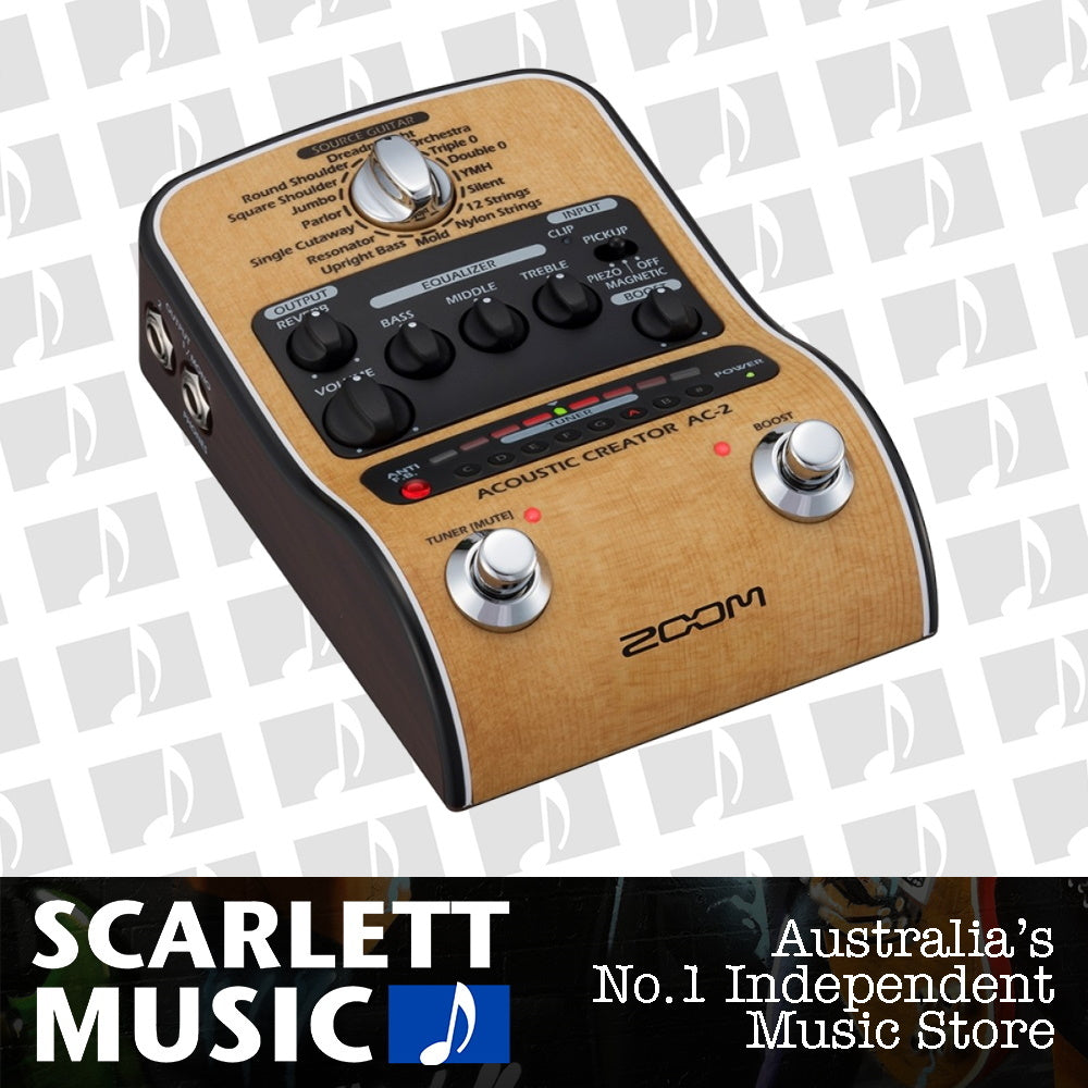 Zoom AC-2 Acoustic Creator Guitar Effect Pedal — view 2