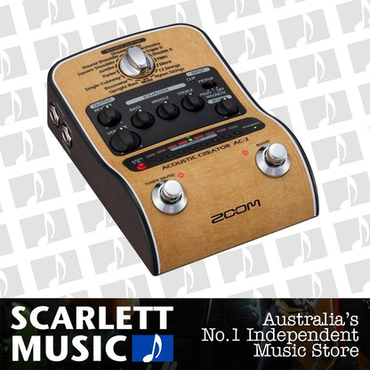Zoom AC-2 Acoustic Creator Guitar Effect Pedal — view 2
