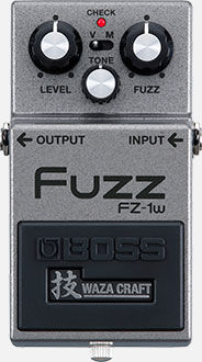 BOSS FZ-1W WAZA CRAFT Fuzz Pedal - All-Analog Compact Guitar Effect with Vintage Sound and Premium Craftsmanship