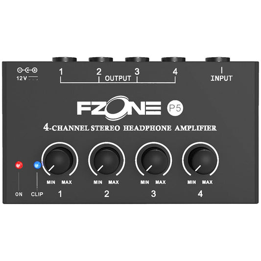 FZONE P5 Portable 4-Channel Headphone Amplifier