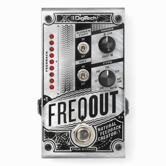 Digitech FreqOut Natural Feedback Pedal with 7 Harmonic Types and True Bypass