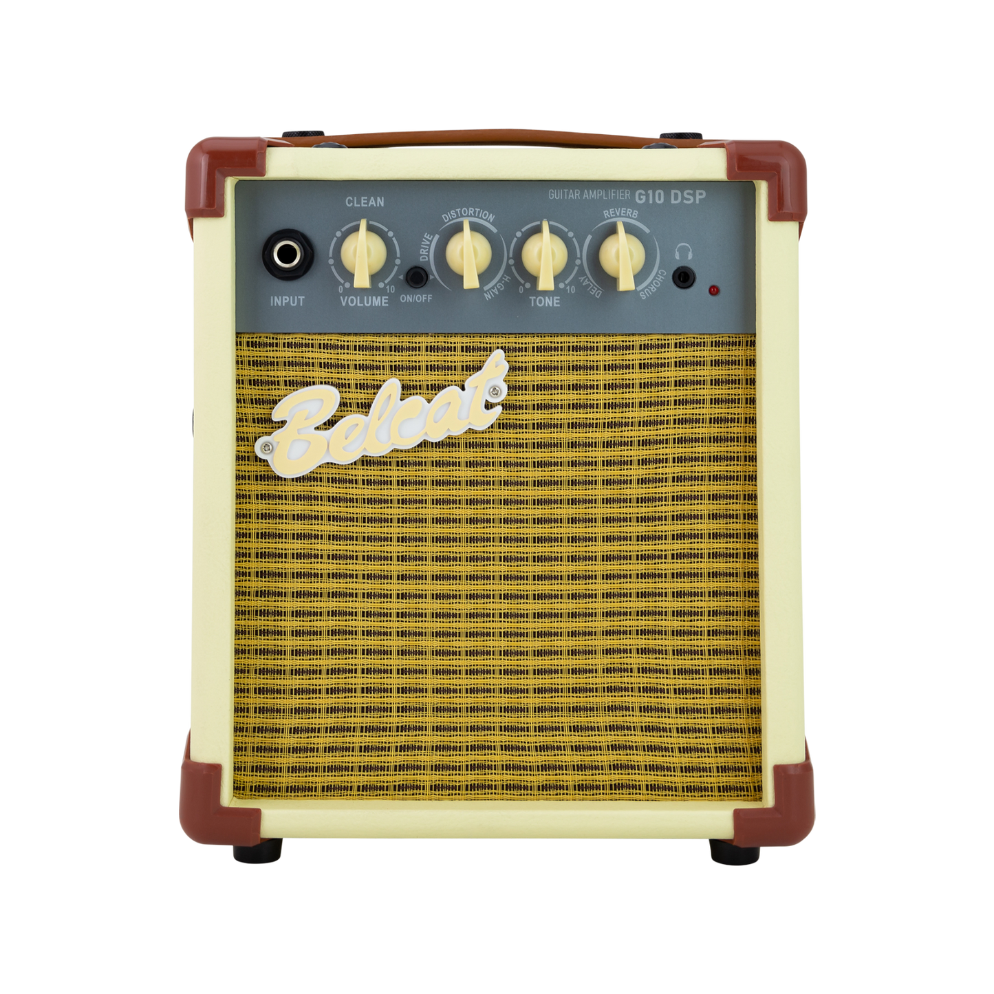 Belcat G10 DSP Guitar Combo Amplifier with Effects - 10W, Bluetooth, USB-C Recording, Delay, Reverb, Chorus, 5" Speaker, Compact Design
