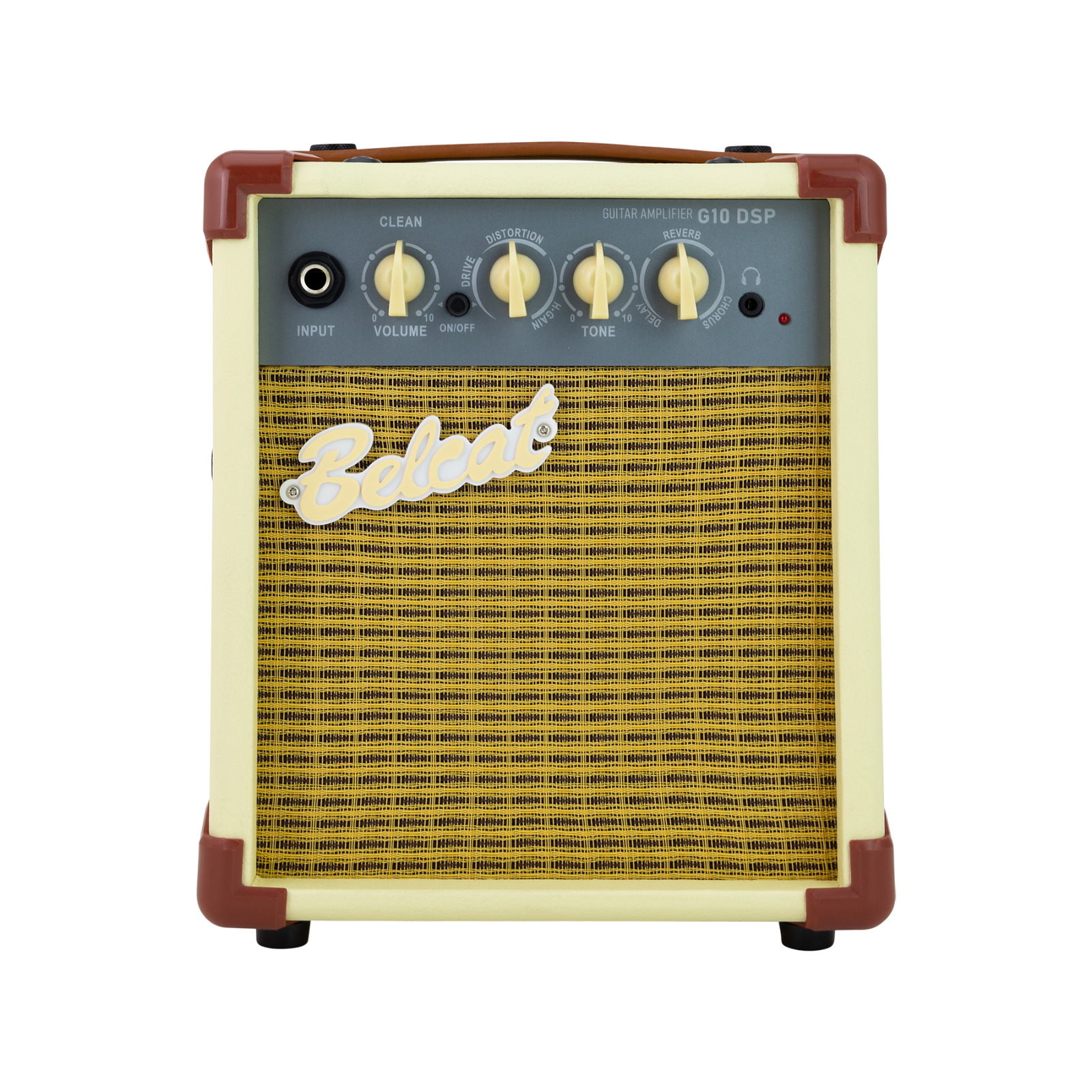 Belcat G10 DSP Guitar Combo Amplifier with Effects - 10W, Bluetooth, USB-C Recording, Delay, Reverb, Chorus, 5" Speaker, Compact Design