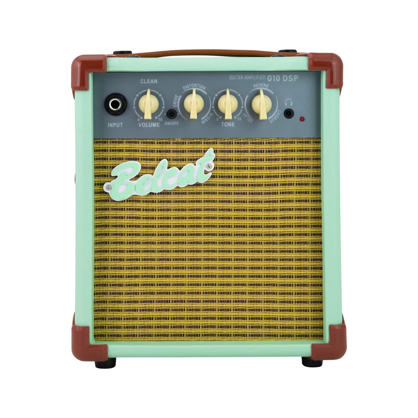 Belcat G10 DSP Guitar Combo Amplifier with Effects - Mint Green