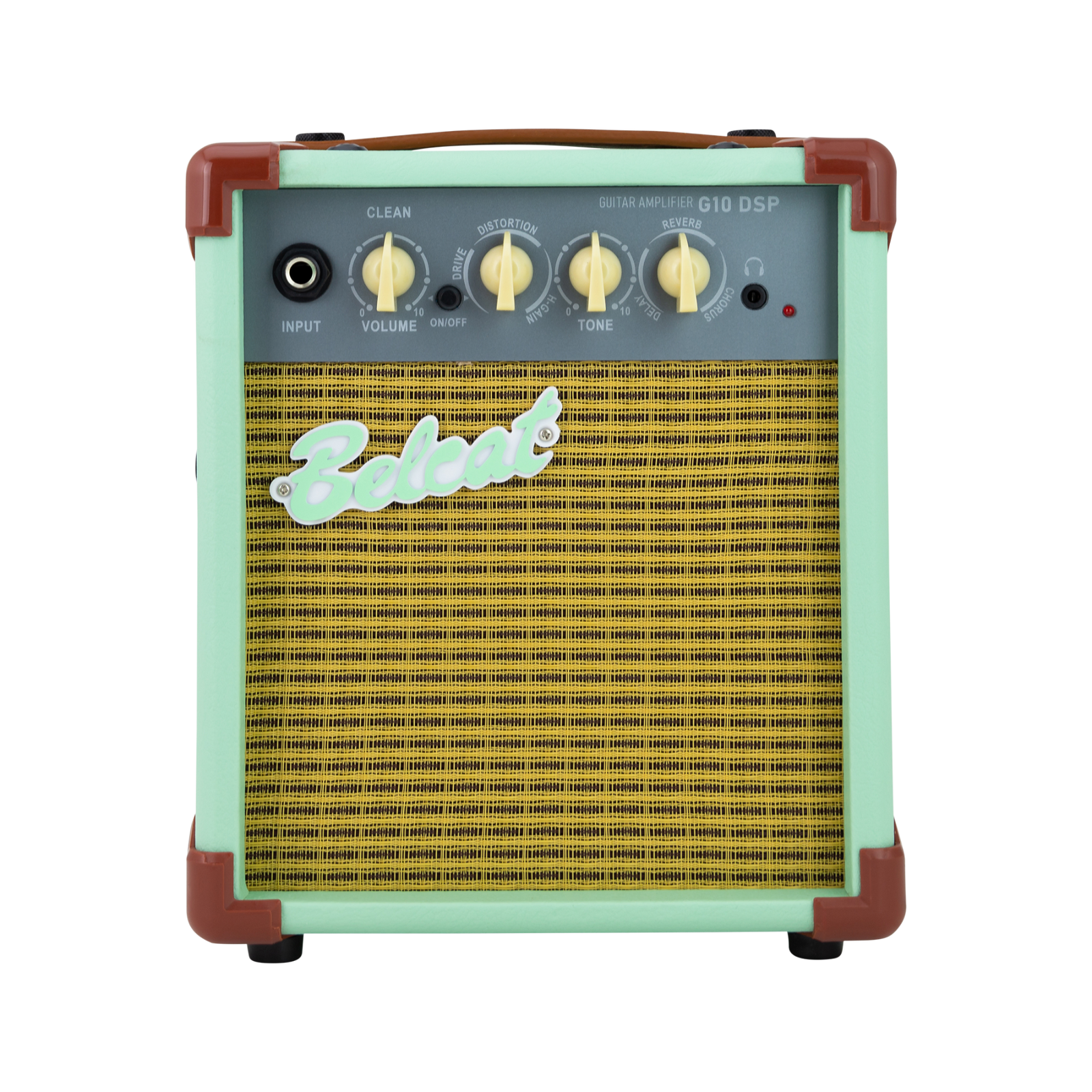 Belcat G10 DSP Guitar Combo Amplifier with Effects - Mint Green