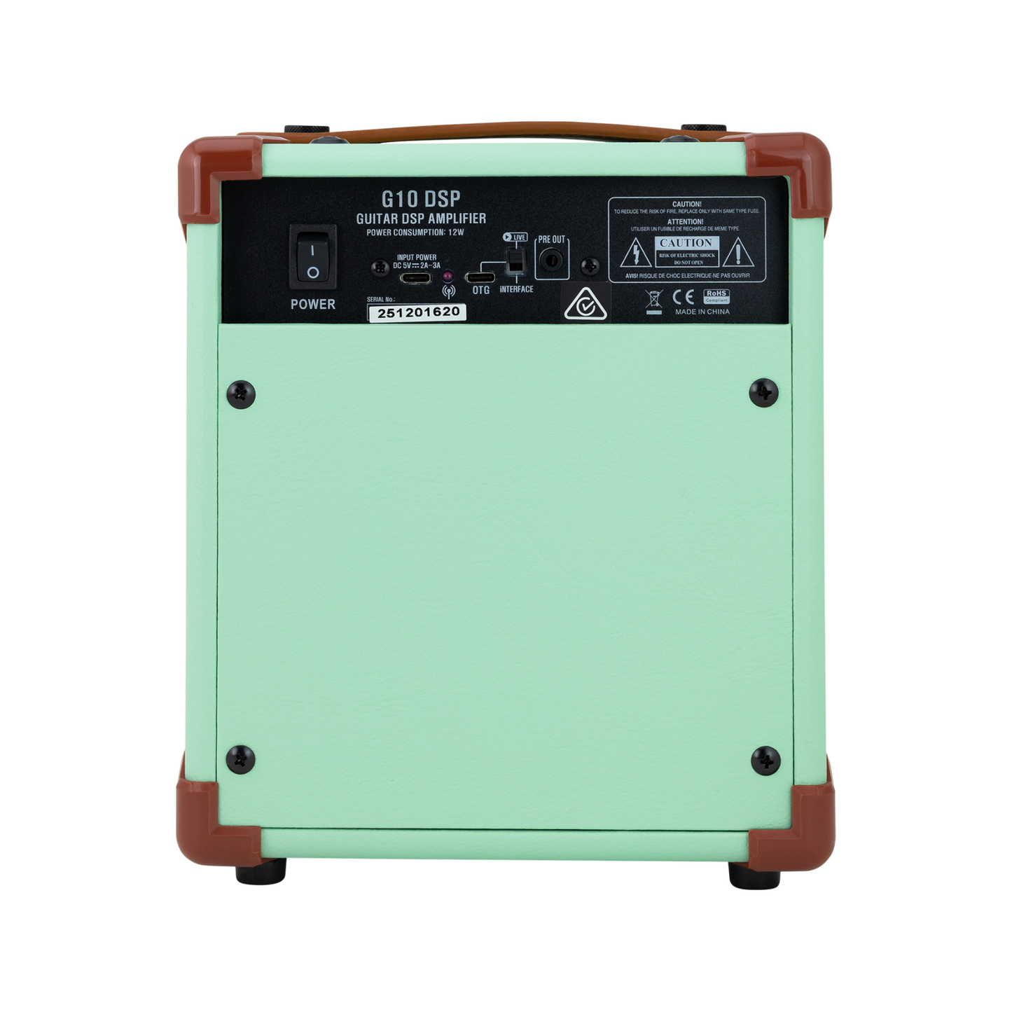 Belcat G10 DSP Guitar Combo Amplifier with Effects - Mint Green — view 3