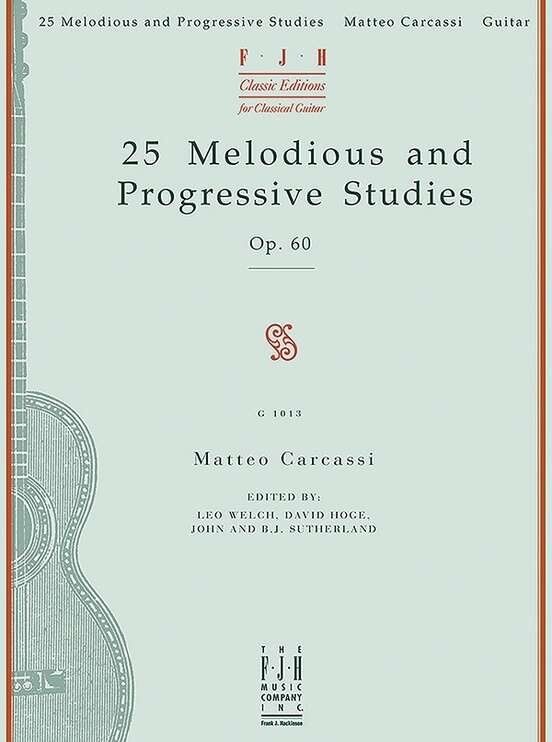 Carcassi - 25 Melodious and Progressive Studies Op. 60 for Guitar — view 2