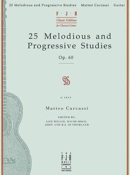 Carcassi - 25 Melodious and Progressive Studies Op. 60 for Guitar — view 2