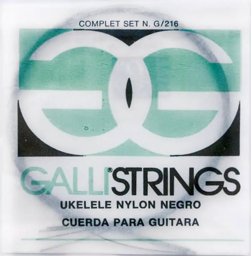 Galli G216 Ukulele String Set - Black Nylon